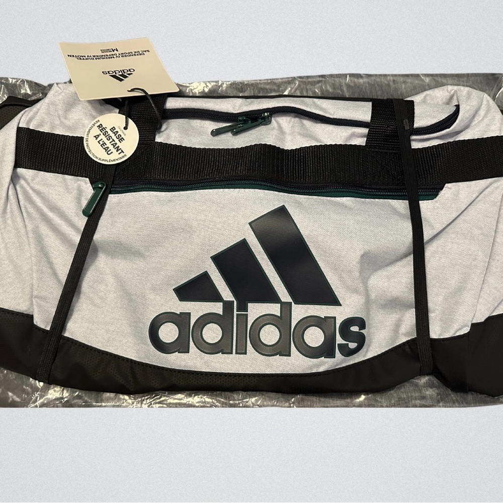 Adidas Defenders IV Duffel Bag Medium Jersey White